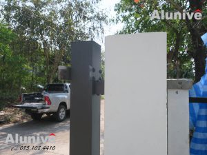 Aluminium Gate Fix Holder แข็งแรง ทนทาน สำหรับประตูรั้วบานเลื่อน